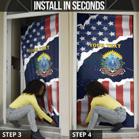 Personalized 54th Massachusetts Infantry Regiment Door Cover American Flag Heritage - Wonder Print Shop