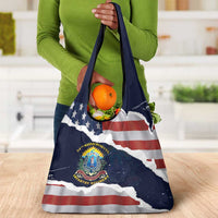 54th Massachusetts Infantry Regiment Grocery Bag American Flag Heritage - Wonder Print Shop