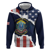 Personalized 54th Massachusetts Infantry Regiment Hoodie American Flag Heritage - Wonder Print Shop