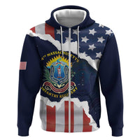 Personalized 54th Massachusetts Infantry Regiment Hoodie American Flag Heritage - Wonder Print Shop