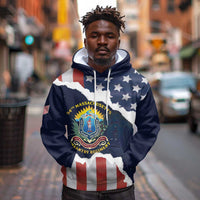 Personalized 54th Massachusetts Infantry Regiment Hoodie American Flag Heritage - Wonder Print Shop