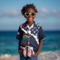 Personalized 54th Massachusetts Infantry Regiment Kid Hawaiian Shirt American Flag Heritage - Wonder Print Shop