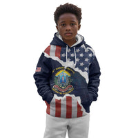 Personalized 54th Massachusetts Infantry Regiment Kid Hoodie American Flag Heritage - Wonder Print Shop