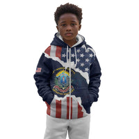 Personalized 54th Massachusetts Infantry Regiment Kid Hoodie American Flag Heritage - Wonder Print Shop