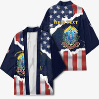 Personalized 54th Massachusetts Infantry Regiment Kimono American Flag Heritage - Wonder Print Shop