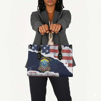 54th Massachusetts Infantry Regiment Leather Bag American Flag Heritage - Wonder Print Shop
