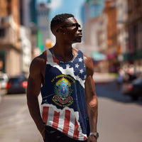 Personalized 54th Massachusetts Infantry Regiment Men Tank Top American Flag Heritage - Wonder Print Shop