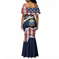 Personalized 54th Massachusetts Infantry Regiment Mermaid Dress American Flag Heritage - Wonder Print Shop