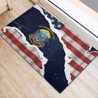 54th Massachusetts Infantry Regiment Rubber Doormat American Flag Heritage - Wonder Print Shop