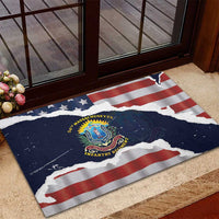 54th Massachusetts Infantry Regiment Rubber Doormat American Flag Heritage - Wonder Print Shop