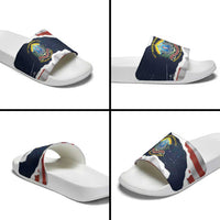 54th Massachusetts Infantry Regiment Slide Sandals American Flag Heritage - Wonder Print Shop