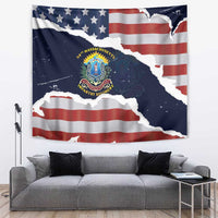54th Massachusetts Infantry Regiment Tapestry American Flag Heritage - Wonder Print Shop