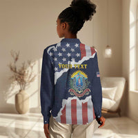 Personalized 54th Massachusetts Infantry Regiment Women Casual Shirt American Flag Heritage - Wonder Print Shop