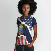 Personalized 54th Massachusetts Infantry Regiment Women Polo Shirt American Flag Heritage - Wonder Print Shop