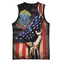 54th Massachusetts Infantry Regiment Basketball Jersey Flag of Freedom - Wonder Print Shop