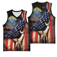 54th Massachusetts Infantry Regiment Basketball Jersey Flag of Freedom - Wonder Print Shop