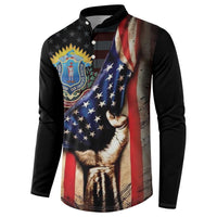 54th Massachusetts Infantry Regiment Button Sweatshirt Flag of Freedom