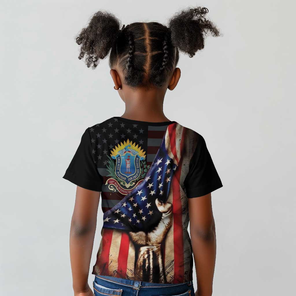 54th Massachusetts Infantry Regiment Kid T shirt Flag of Freedom - Wonder Print Shop