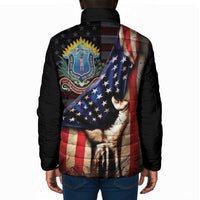 54th Massachusetts Infantry Regiment Padded Jacket Flag of Freedom - Wonder Print Shop