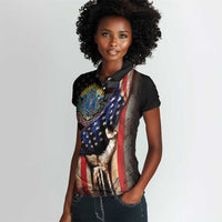 54th Massachusetts Infantry Regiment Women Polo Shirt Flag of Freedom - Wonder Print Shop