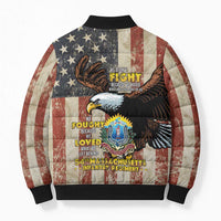 54th Massachusetts Infantry Regiment Bomber Puffer Jacket American Eagle - Wonder Print Shop