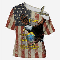 54th Massachusetts Infantry Regiment Cross Shoulder Shirt American Eagle - Wonder Print Shop
