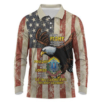 54th Massachusetts Infantry Regiment Long Sleeve Polo Shirt American Eagle - Wonder Print Shop