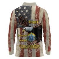 54th Massachusetts Infantry Regiment Long Sleeve Polo Shirt American Eagle - Wonder Print Shop