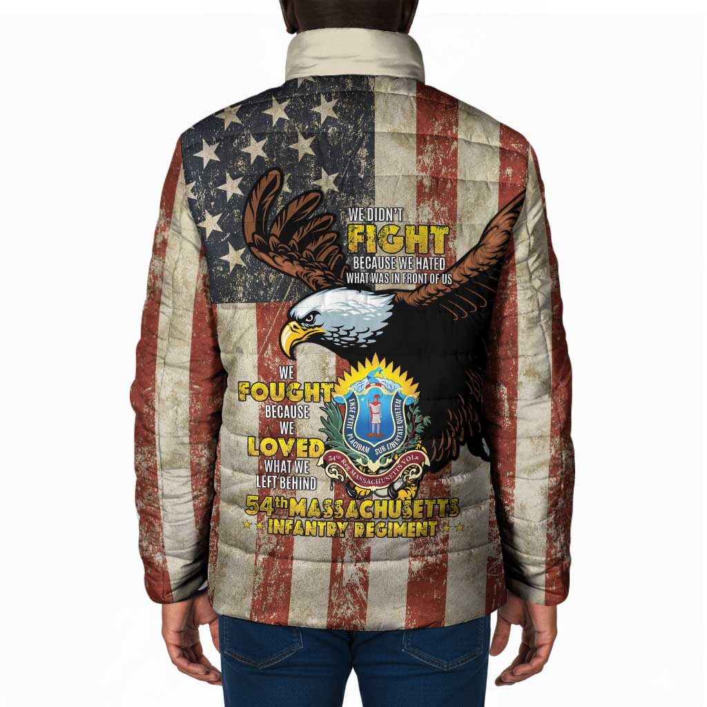 54th Massachusetts Infantry Regiment Padded Jacket American Eagle - Wonder Print Shop