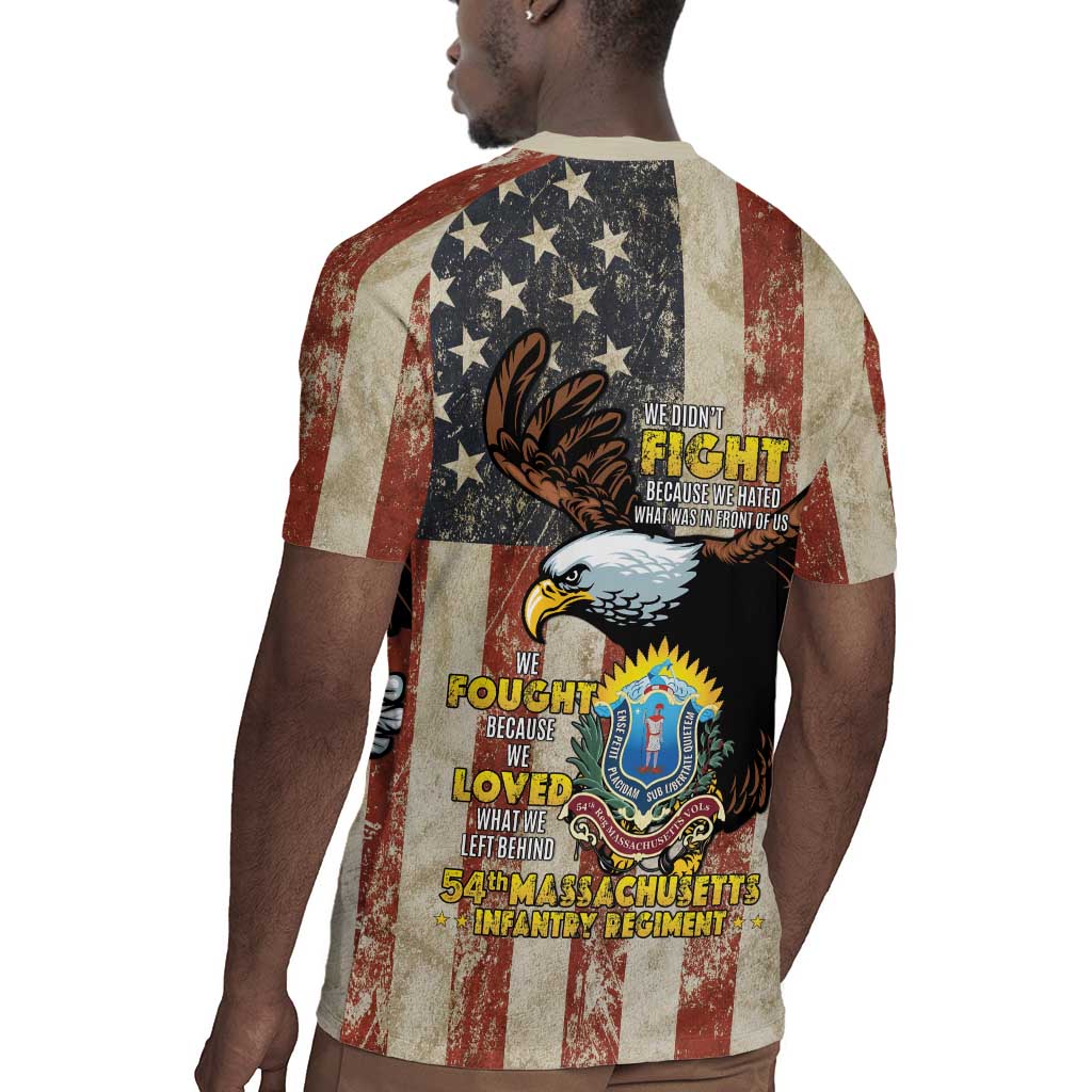 54th Massachusetts Infantry Regiment Rugby Jersey American Eagle - Wonder Print Shop