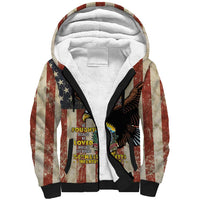 54th Massachusetts Infantry Regiment Sherpa Hoodie American Eagle - Wonder Print Shop