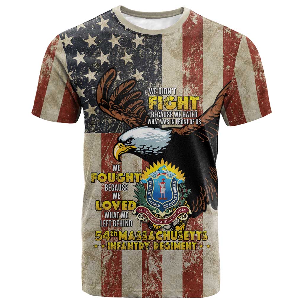 54th Massachusetts Infantry Regiment T shirt American Eagle - Wonder Print Shop