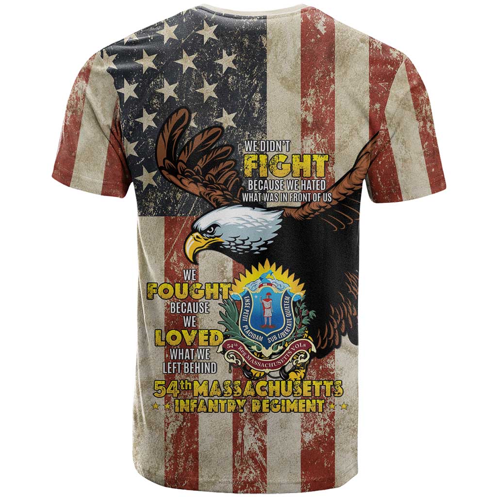 54th Massachusetts Infantry Regiment T shirt American Eagle - Wonder Print Shop