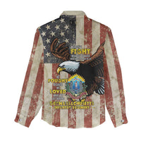 54th Massachusetts Infantry Regiment Women Casual Shirt American Eagle - Wonder Print Shop