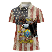 54th Massachusetts Infantry Regiment Women Polo Shirt American Eagle - Wonder Print Shop