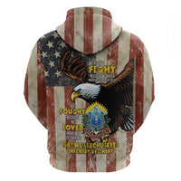 54th Massachusetts Infantry Regiment Zip Hoodie American Eagle - Wonder Print Shop