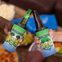 Personalised Sierra Leone 4 in 1 Can Cooler Tumbler Happy Independence Day