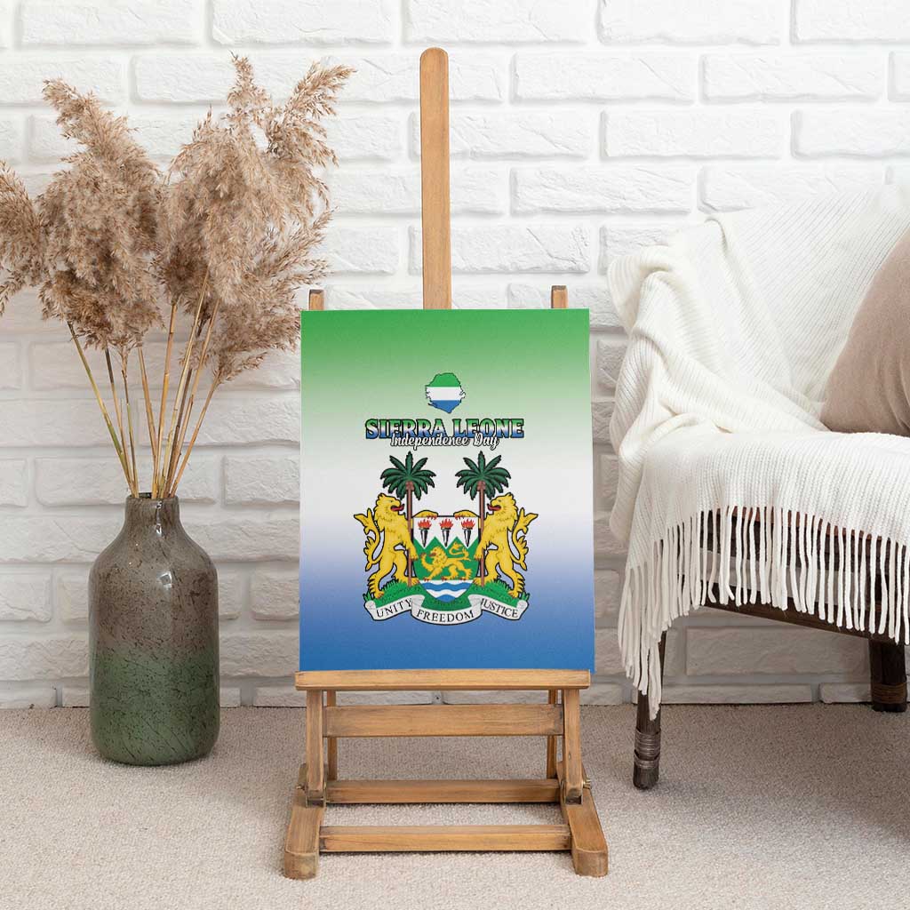 Sierra Leone Canvas Wall Art Happy Independence Day