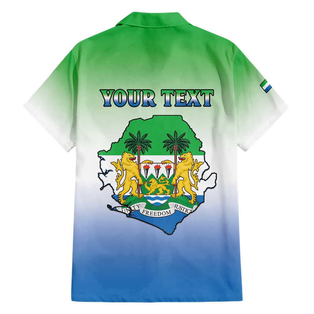 Personalised Sierra Leone Hawaiian Shirt Happy Independence Day