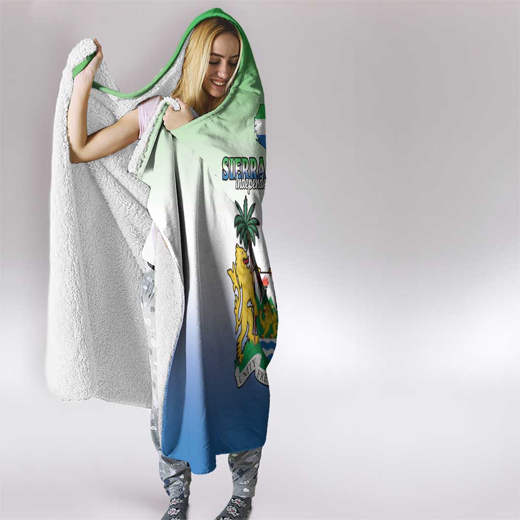 Sierra Leone Hooded Blanket Happy Independence Day