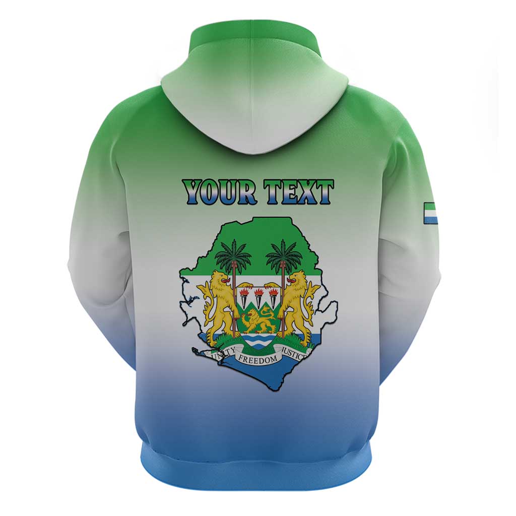 Personalised Sierra Leone Hoodie Happy Independence Day