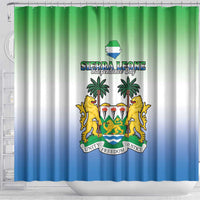 Sierra Leone Shower Curtain Happy Independence Day