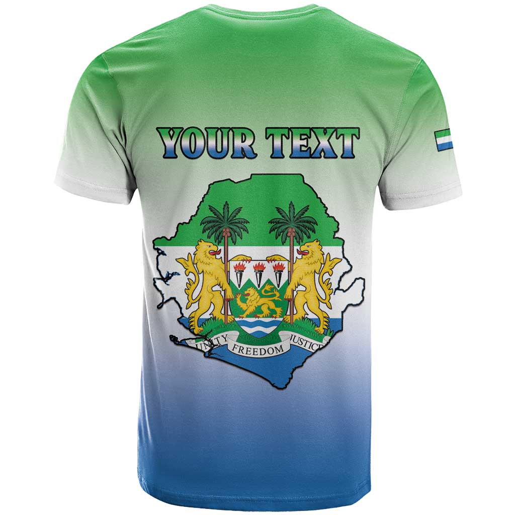 Personalised Sierra Leone T Shirt Happy Independence Day