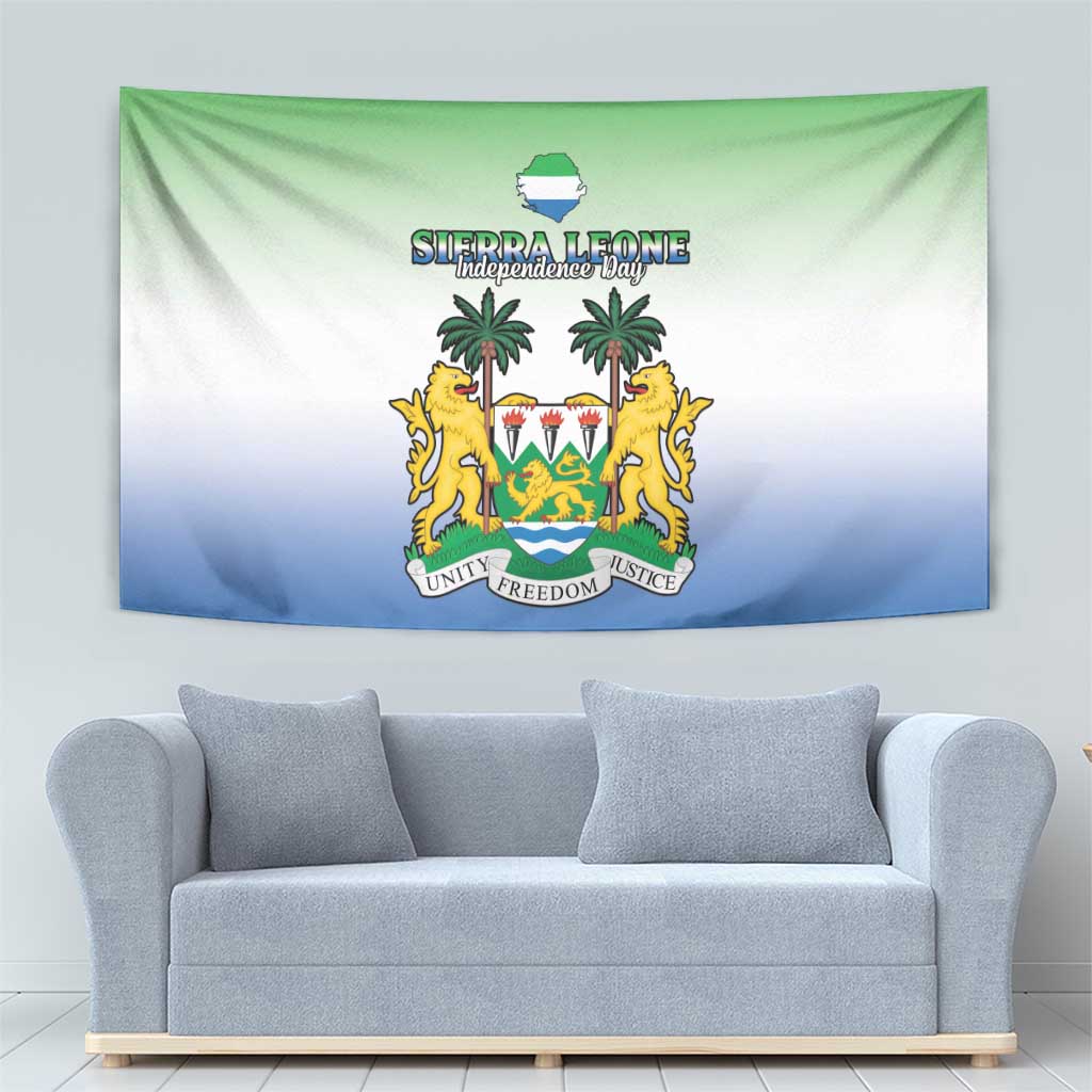 Sierra Leone Tapestry Happy Independence Day