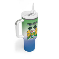 Personalised Sierra Leone Tumbler With Handle Happy Independence Day