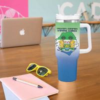 Personalised Sierra Leone Tumbler With Handle Happy Independence Day