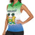 Personalised Sierra Leone Women Sleeveless Polo Shirt Happy Independence Day