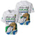 Personalised Sierra Leone Independence Day Baseball Jersey Map With Kente Pattern