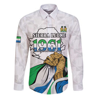 Personalised Sierra Leone Independence Day Family Matching Summer Maxi Dress and Hawaiian Shirt Map With Kente Pattern