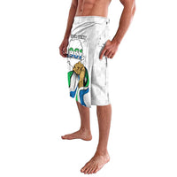 Personalised Sierra Leone Independence Day Lavalava Map With Kente Pattern